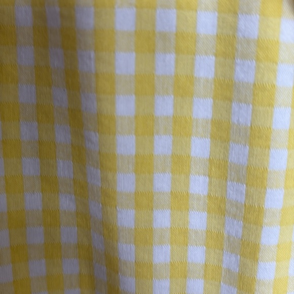 Jonathan Simkai Yellow Gingham Ruffle Dress - Picture 5 of 5
